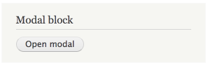 Open modal in Drupal 8