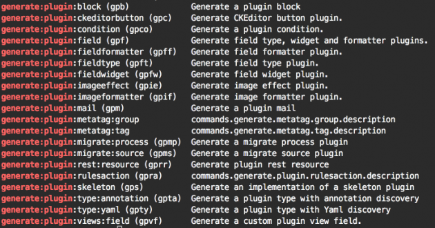 drupal grep generate plugin